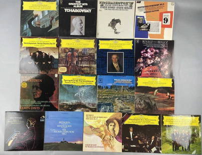 17 Albums Beethoven, Berlioz, Tchaikovsky: 17 albums of Classical music. Tchaikovsky, The Greatest Hits Album, by Leonard Bernstein and the New York Philharmonic and Ormandy and the Philadelphia Orchestra, Columbia Masterworks MG 31264. Peter