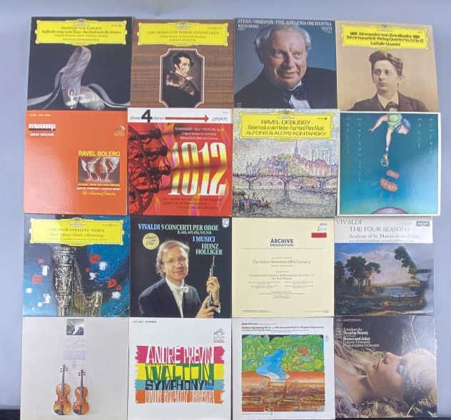 16 Vinyl Records Tchaikovsky Vivaldi Weber (1 of 15)