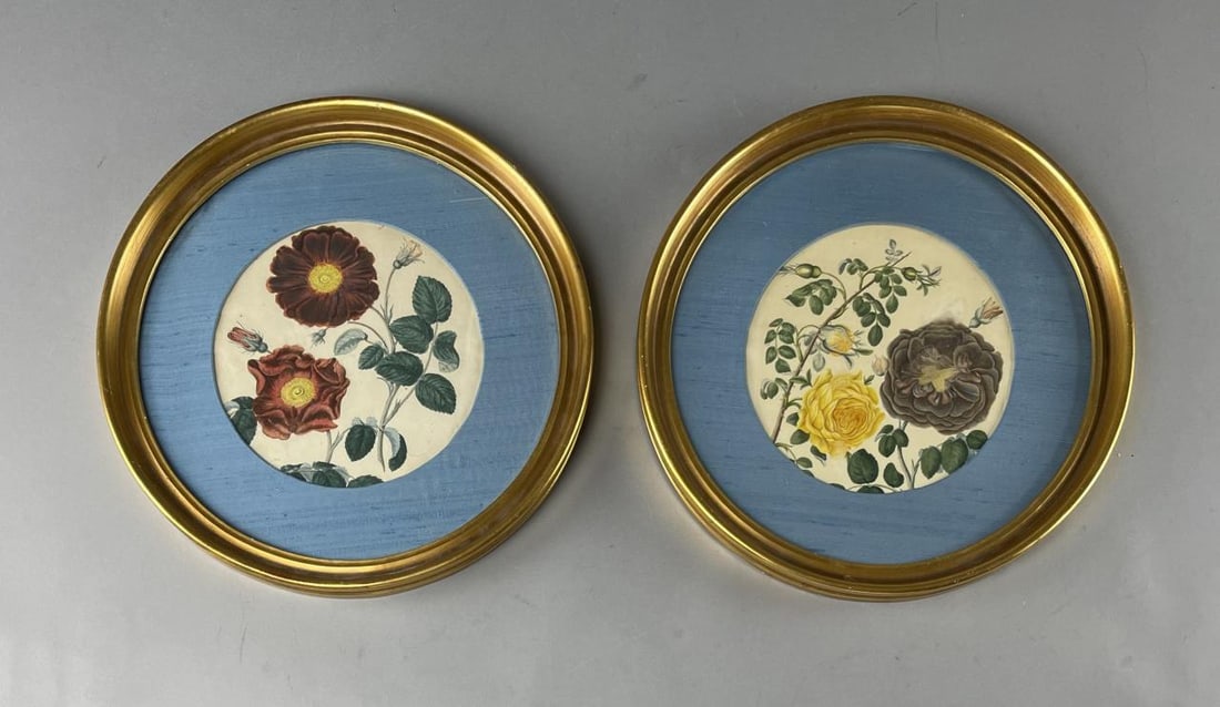 Pr. English 19th C. Floral Botanical Prints (1 of 7)