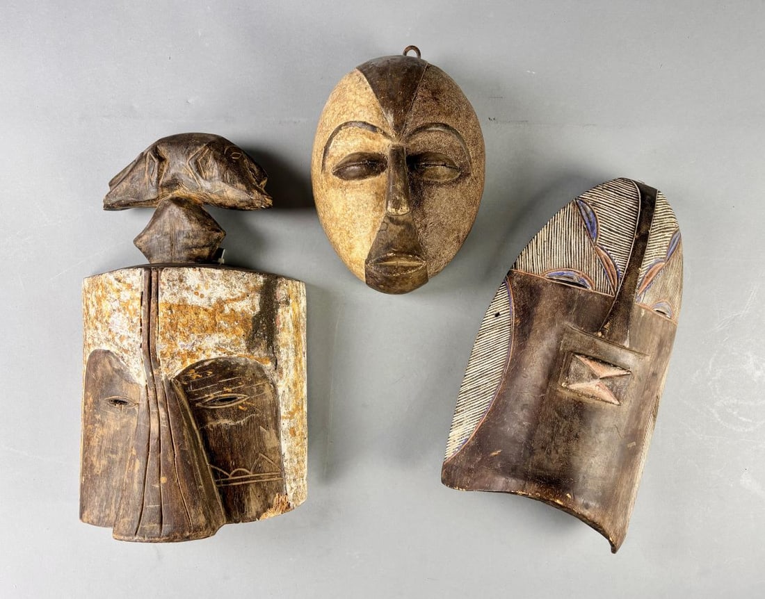 Three Central African Masks (1 of 10)