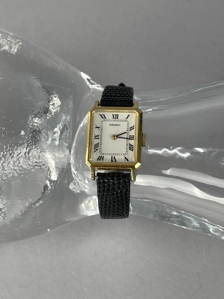 Ladies Seiko Manual Wind Tank Wrist Watch (1 of 4)
