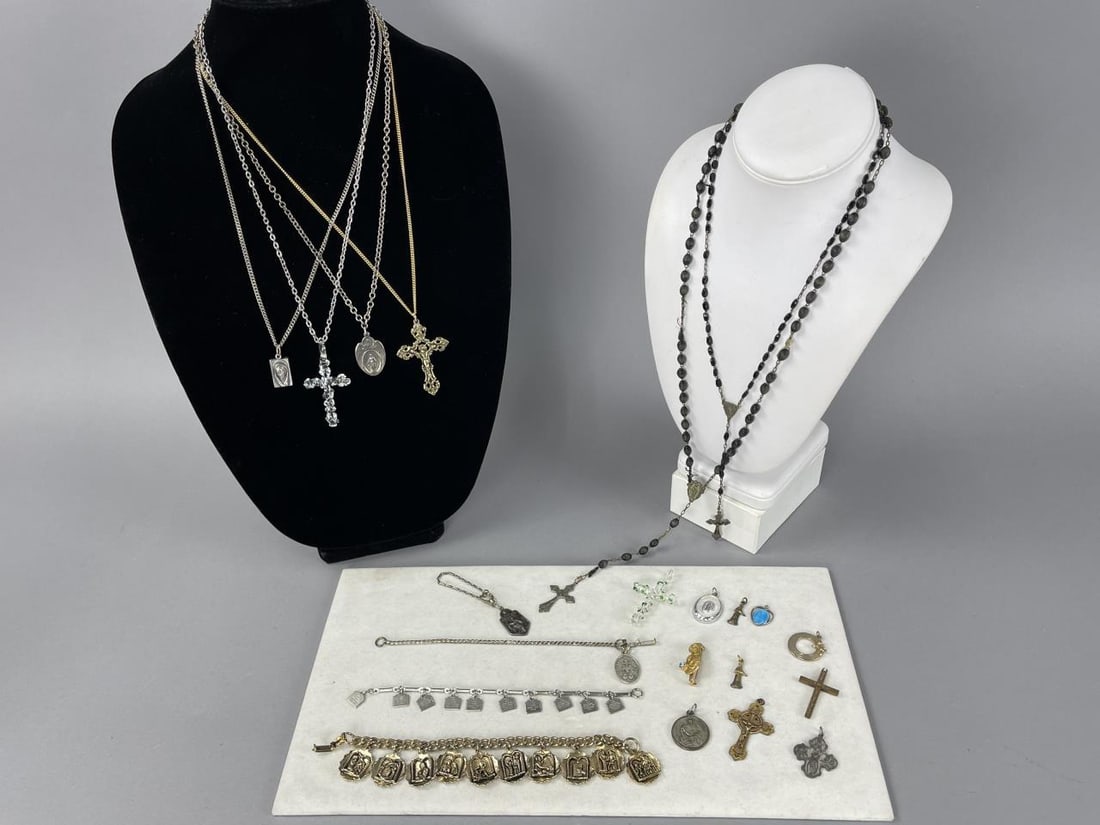 Religious Charms, Bracelets, Rosary, Necklaces (1 of 6)
