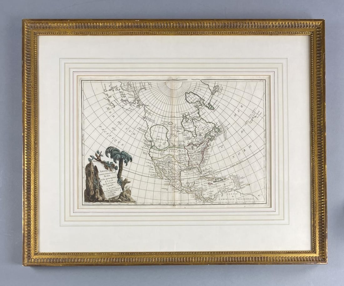 1782 Janvier/Lattre French Map of North America (1 of 9)