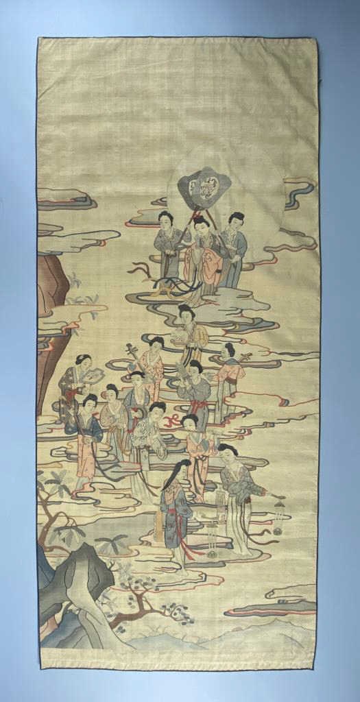 Chinese Woven and Pieced Wall Hanging (1 of 3)