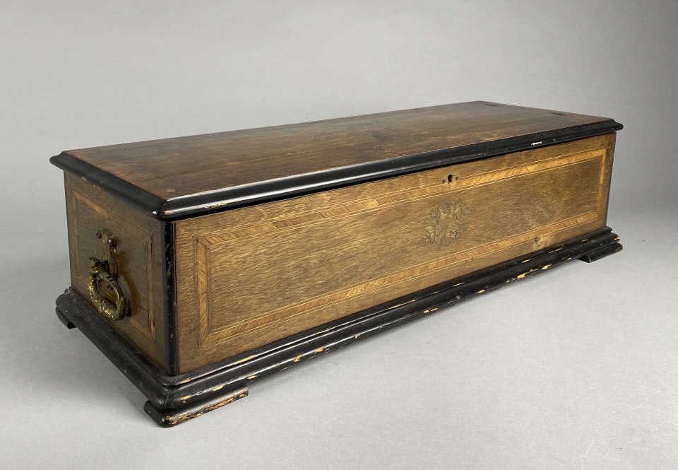 Large Late 19th Century Swiss Cylinder Music Box (1 of 14)