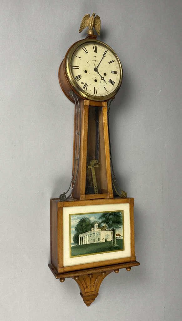 New Haven Banjo Clock Quarter Hour Chime 1920s (1 of 10)