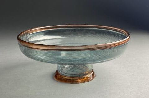 Studio Paran Art Glass Footed Centerpiece Bowl (1 of 4)