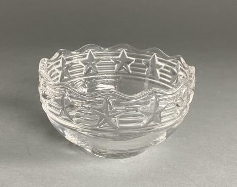 Tiffany & Co. Crystal Bowl Raised Stars (1 of 4)