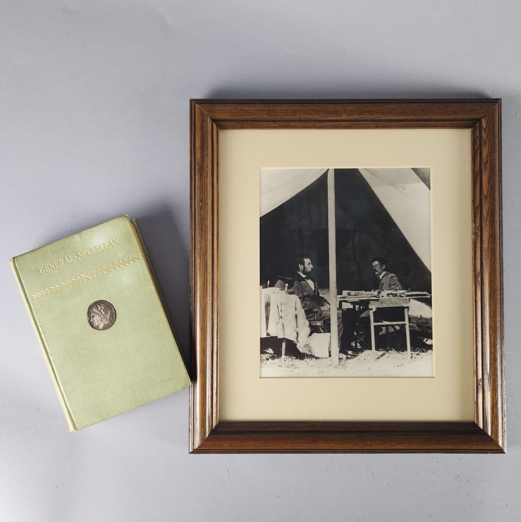 General McClellan Book / Framed Picture (1 of 6)