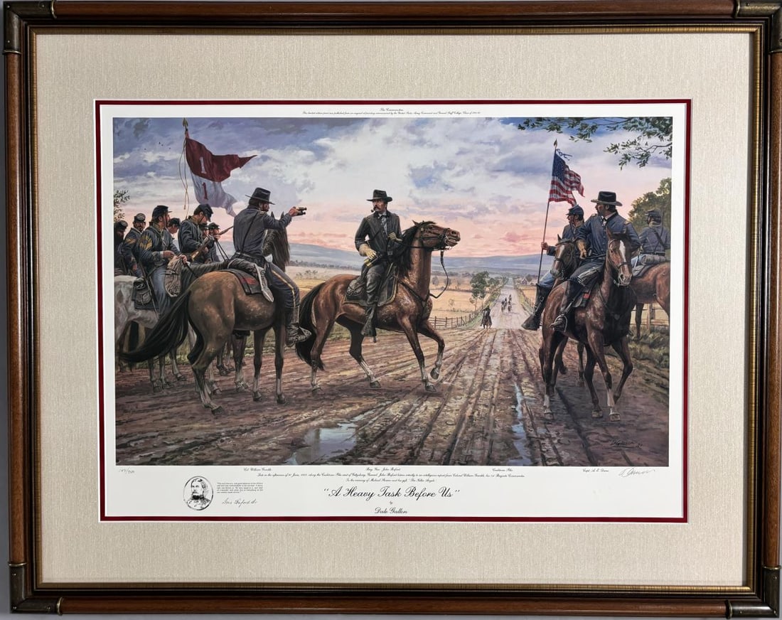 "A Heavy Task Before Us" by Dale Gallon - Signed (1 of 4)