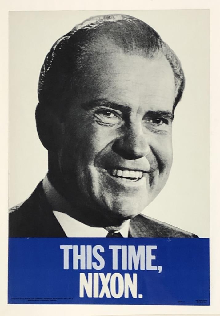 1968 Nixon Presidential Campaign Poster (1 of 3)