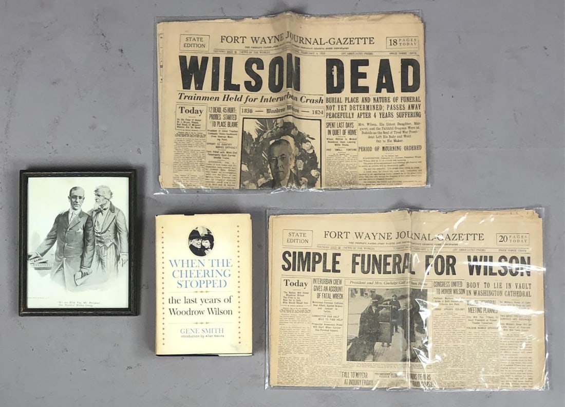 President Woodrow Wilson Memorabilia (1 of 5)