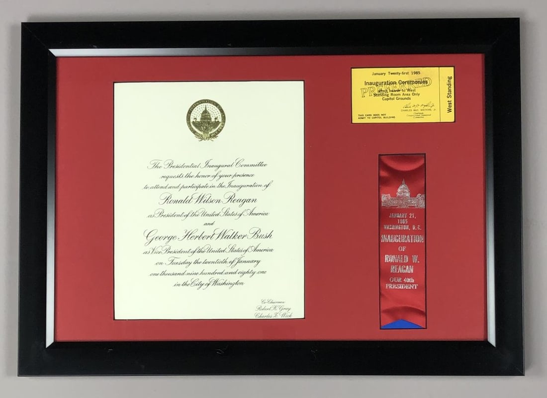 Ronald Reagan & G.W. Bush Inaugural Collection (1 of 4)