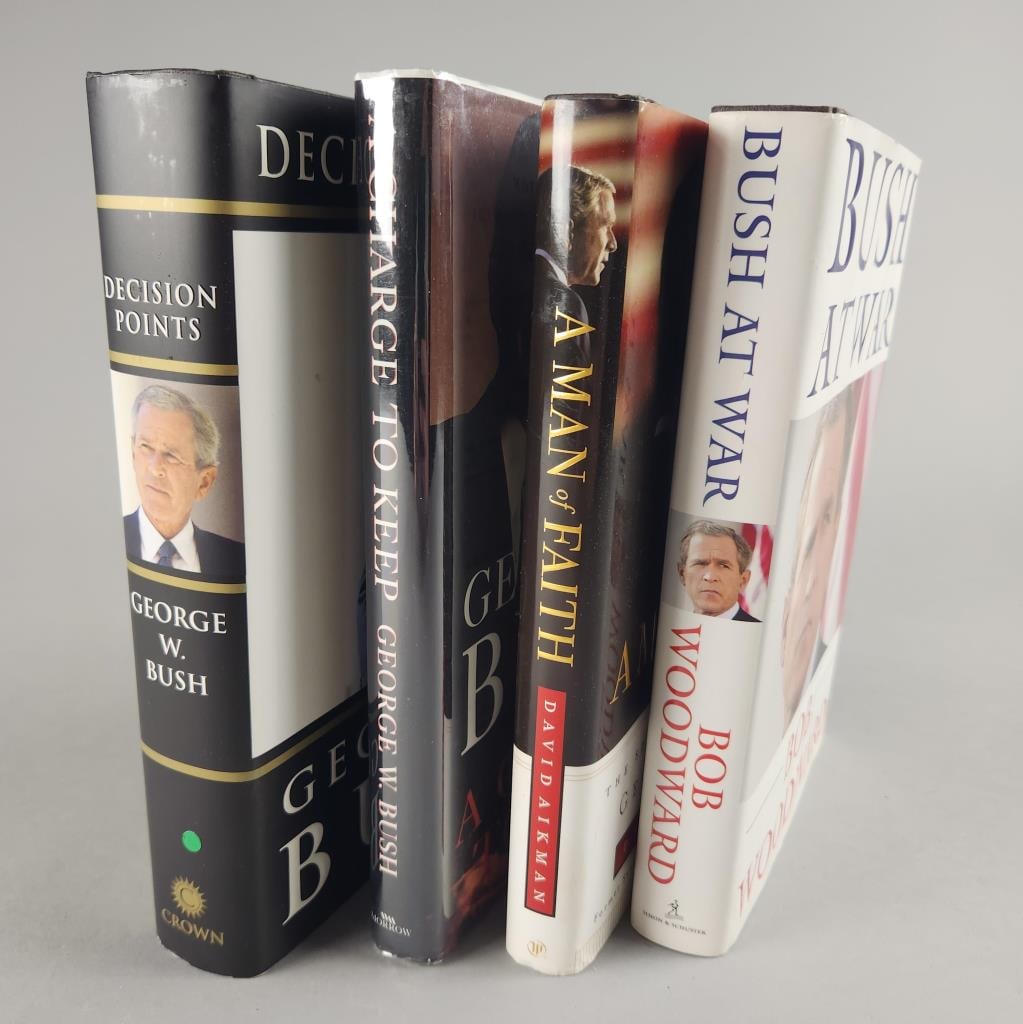 George W. Bush Books - One Autographed (1 of 5)