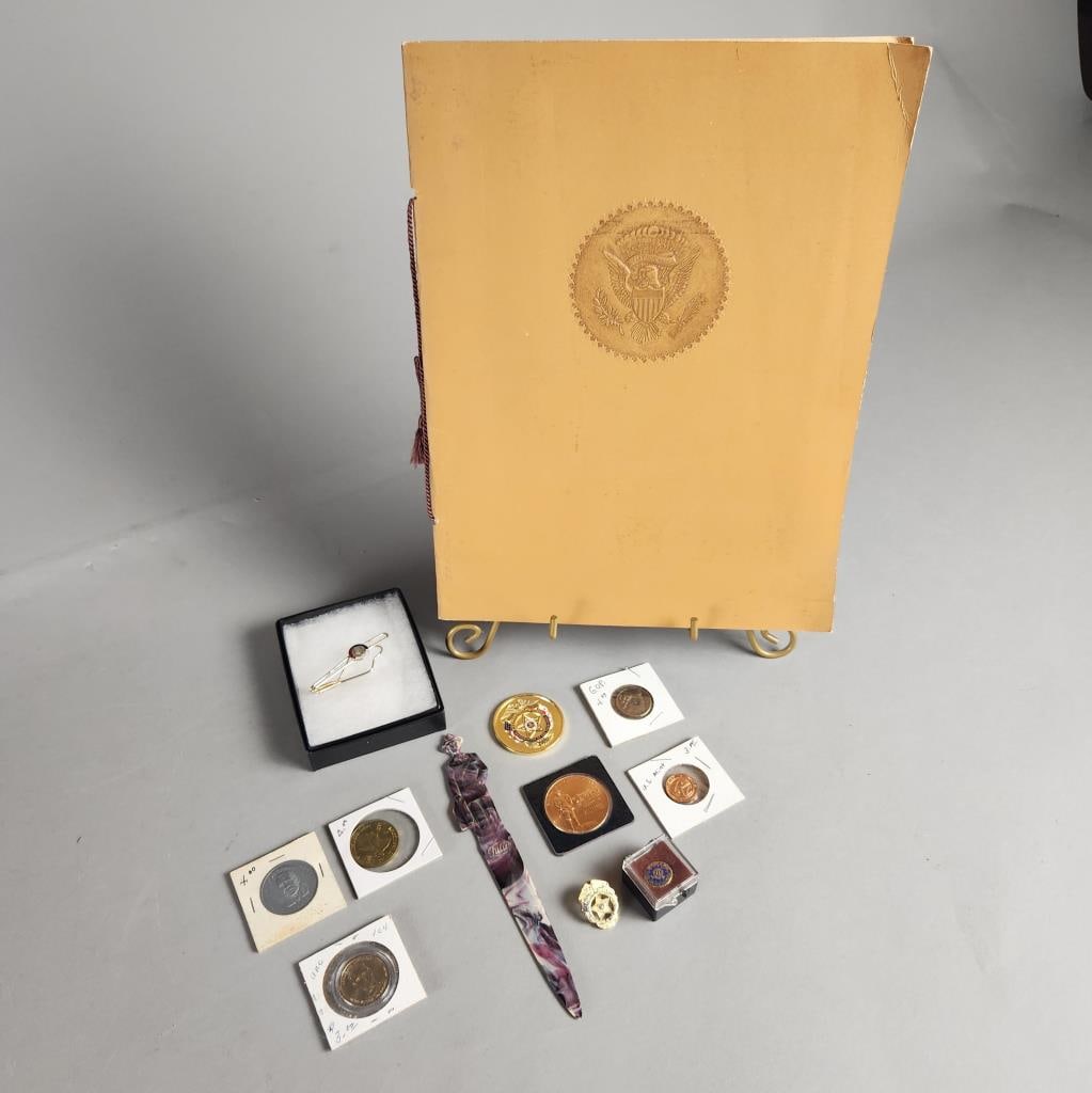 Dinner With Ike Eisenhower Program/Coins (1 of 10)