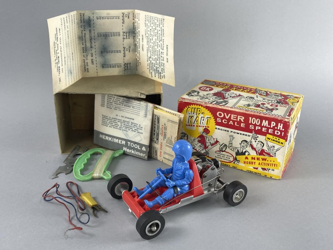 Engine Powered Gear Driven Cub-Kart With Box (1 of 7)