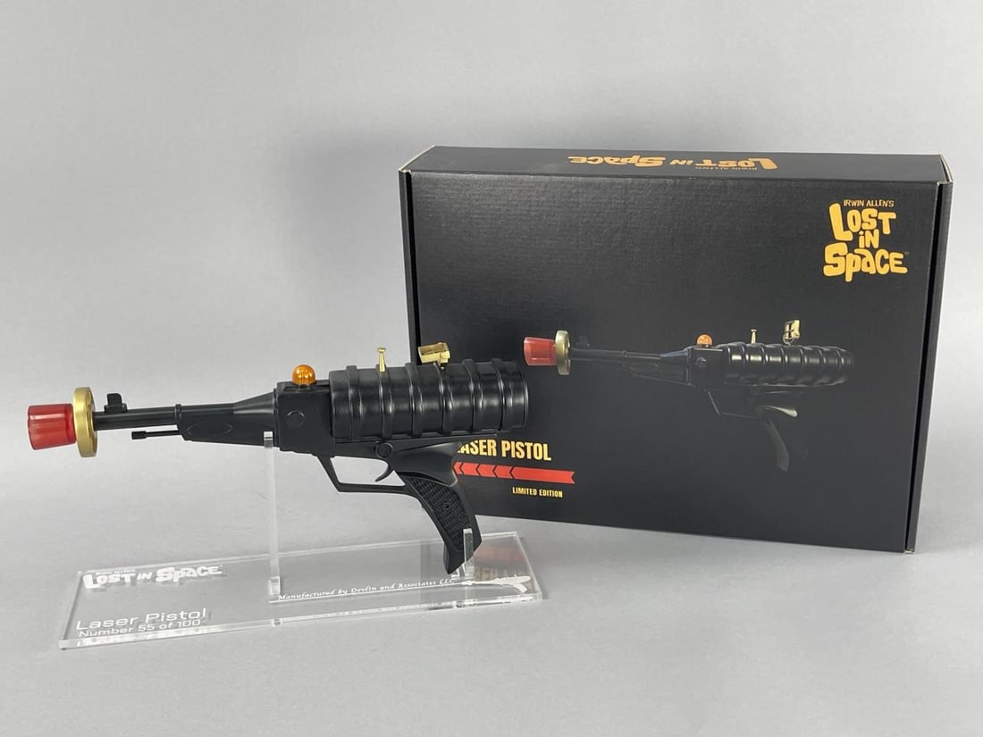 Irwin Allen's Lost in Space 55 of 100 Laser Pistol: Limited edition in original box. Works.