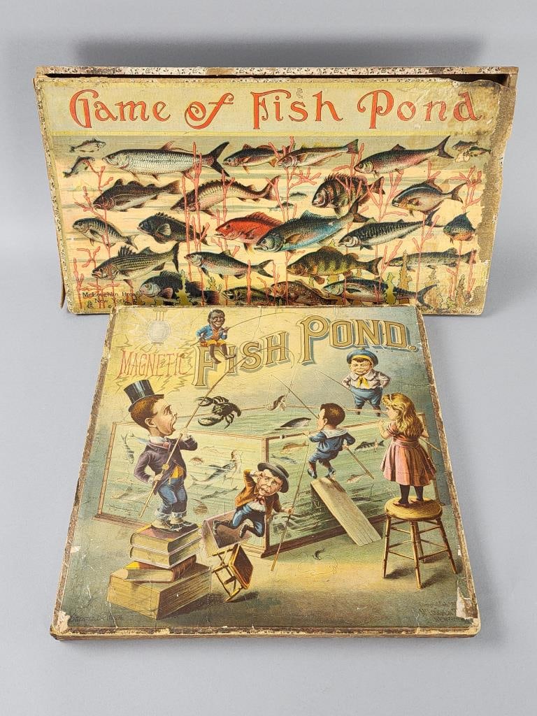 2 McLoughlin Brothers Magnetic Fish Pond Games (1 of 6)