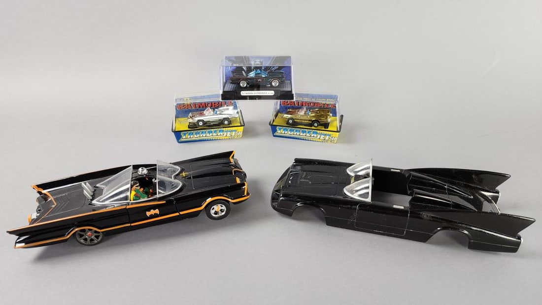 Assorted TV Series Batmobile Die Cast Cars (1 of 6)