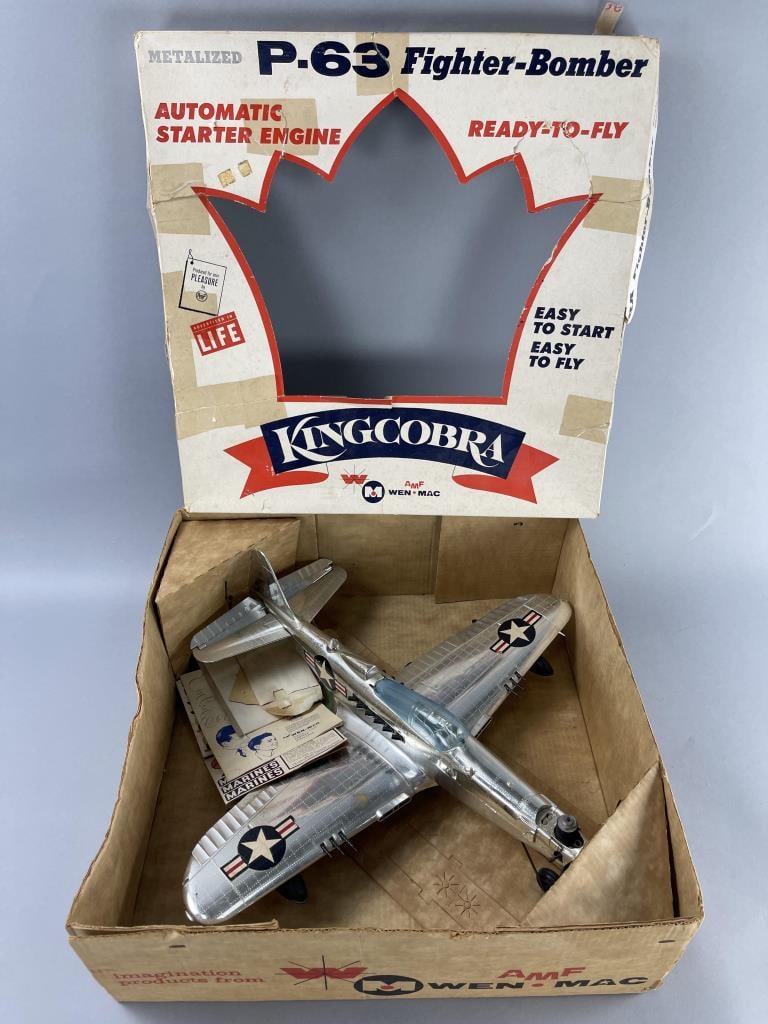 AMF Wen-Mac King Cobra P-63 Fighter Bomber w/ Box (1 of 4)
