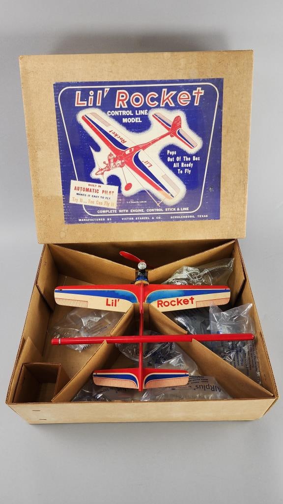 Gas Engine Powered Lil' Rocket With Box (1 of 3)