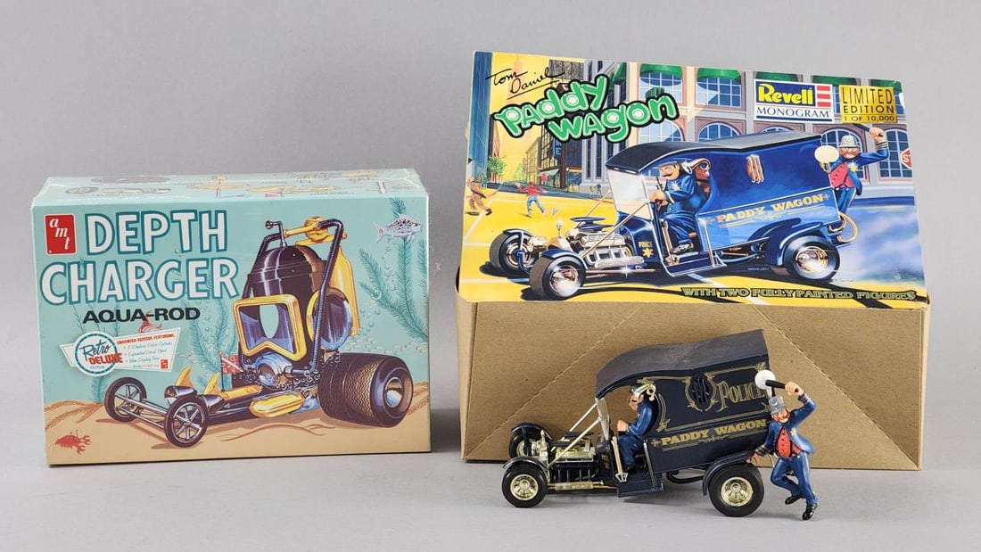 AMT Depth Charger Aqua-Rod & Revell Paddy Wagon (1 of 4)