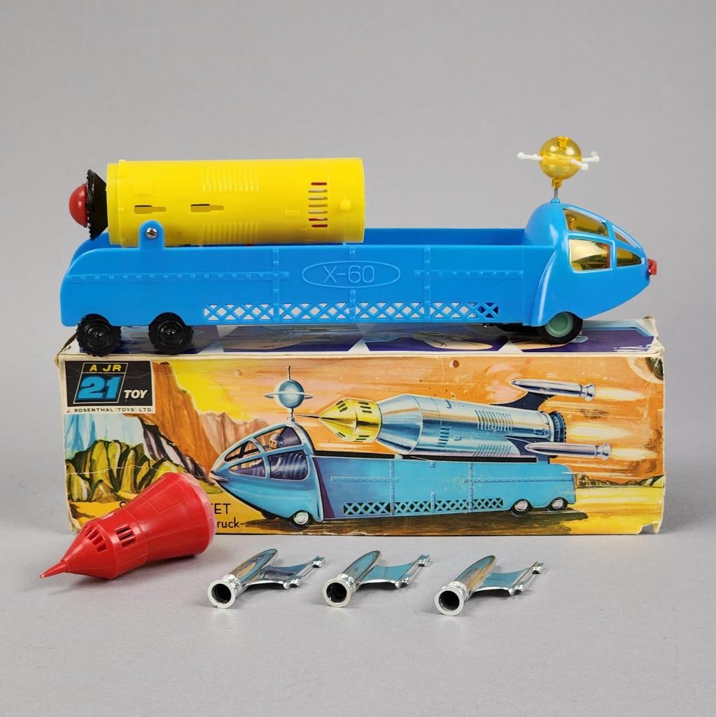 A JR 21 Toy Space Rocket X-60 With Box: J. Rosenthal Toys