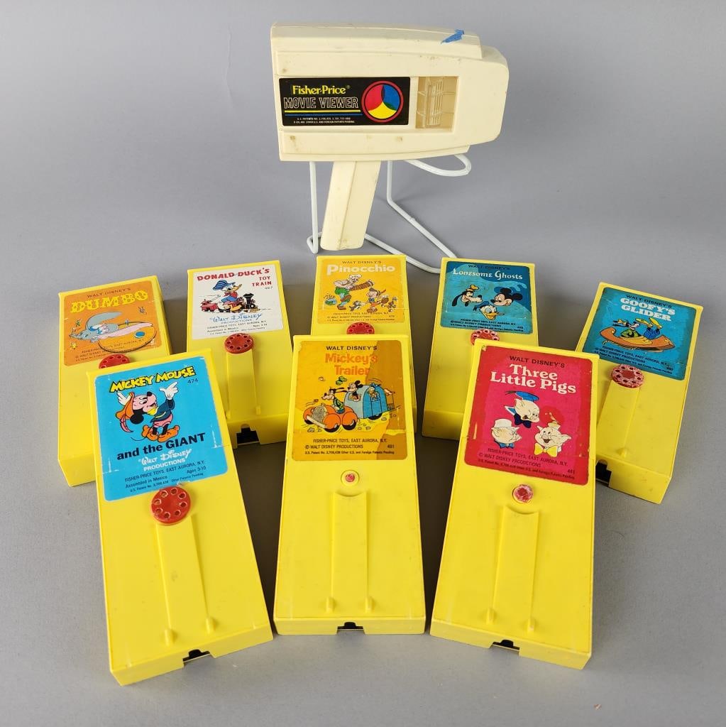 Fisher Price Movie Viewer 460 and 8 Cartridges (1 of 6)
