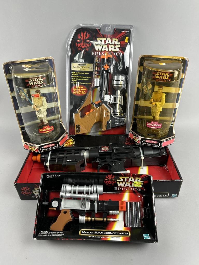 Star Wars Episode I Figures, Blasters, Naboo Game (1 of 5)
