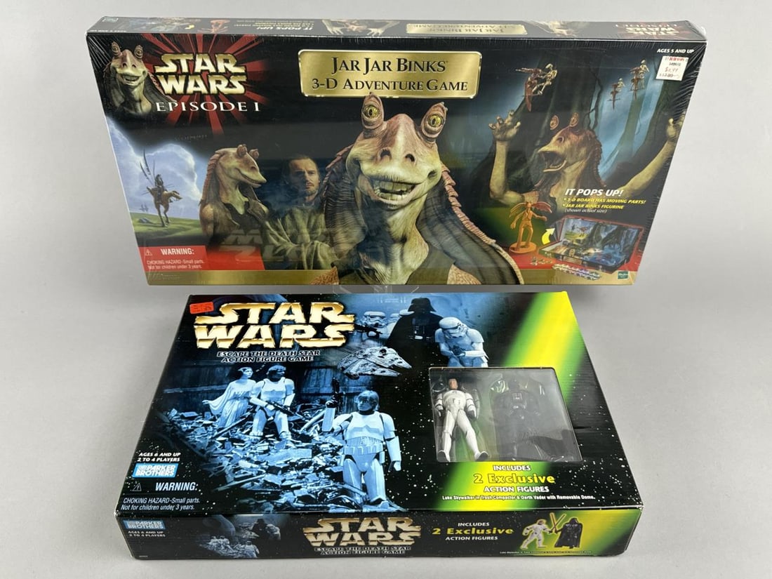 Star Wars Action Figure Game & 3-D Adventure Game (1 of 2)