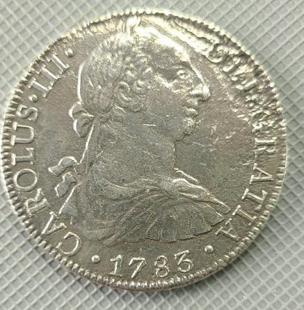 1783 Sea Salvaged Spanish "Pirate Money" (1 of 2)