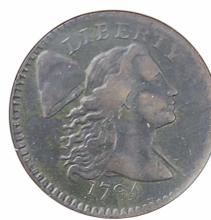 1794 Large Cent, Liberty Cap Type Head of 1794 (1 of 3)
