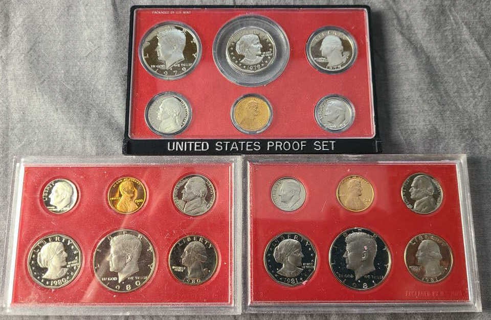 (3) US Proof Set Coins (1 of 3)