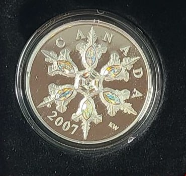 2007 $20 Canadian .999 Proof Silver Coin (1 of 3)