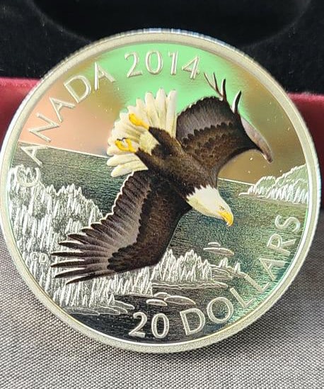 2014 $20 Canadian .999 Fine Silver Coin (1 of 4)