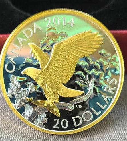 2014 $20 Canadian Proof .999 fine Silver (1 of 4)