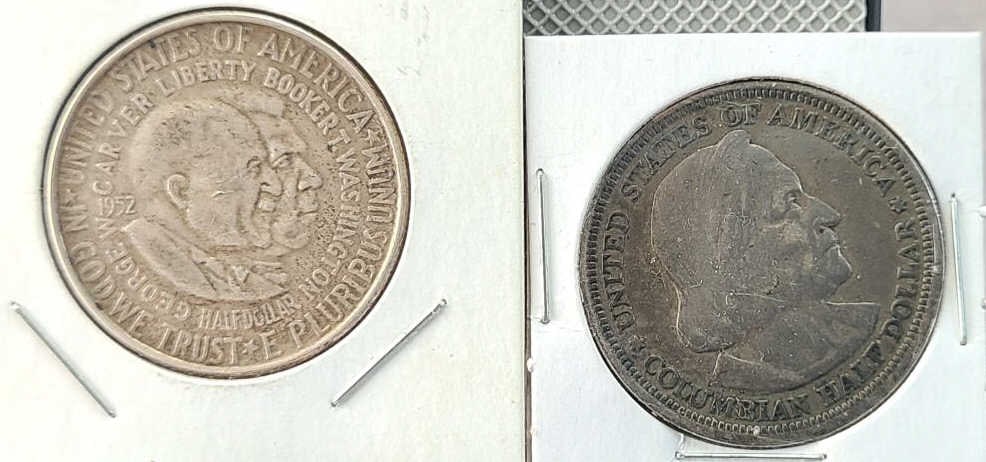 2pcs. Commemorative Half dollars. (1 of 5)