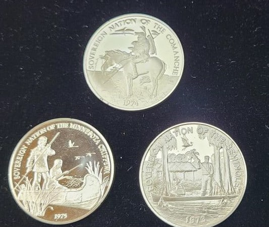 3 pcs.   .999 Silver Coins Including: (1 of 5)