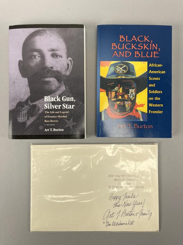 Art T. Burton African-Americans Wild West Books: Two books by the American historian, Art T. Burton, which explore the African-American presence and contributions in the American Wild West at the end of the 19th century and how history was shaped. A