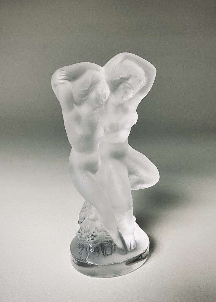 Lalique French Crystal Le Faune Figure (1 of 4)