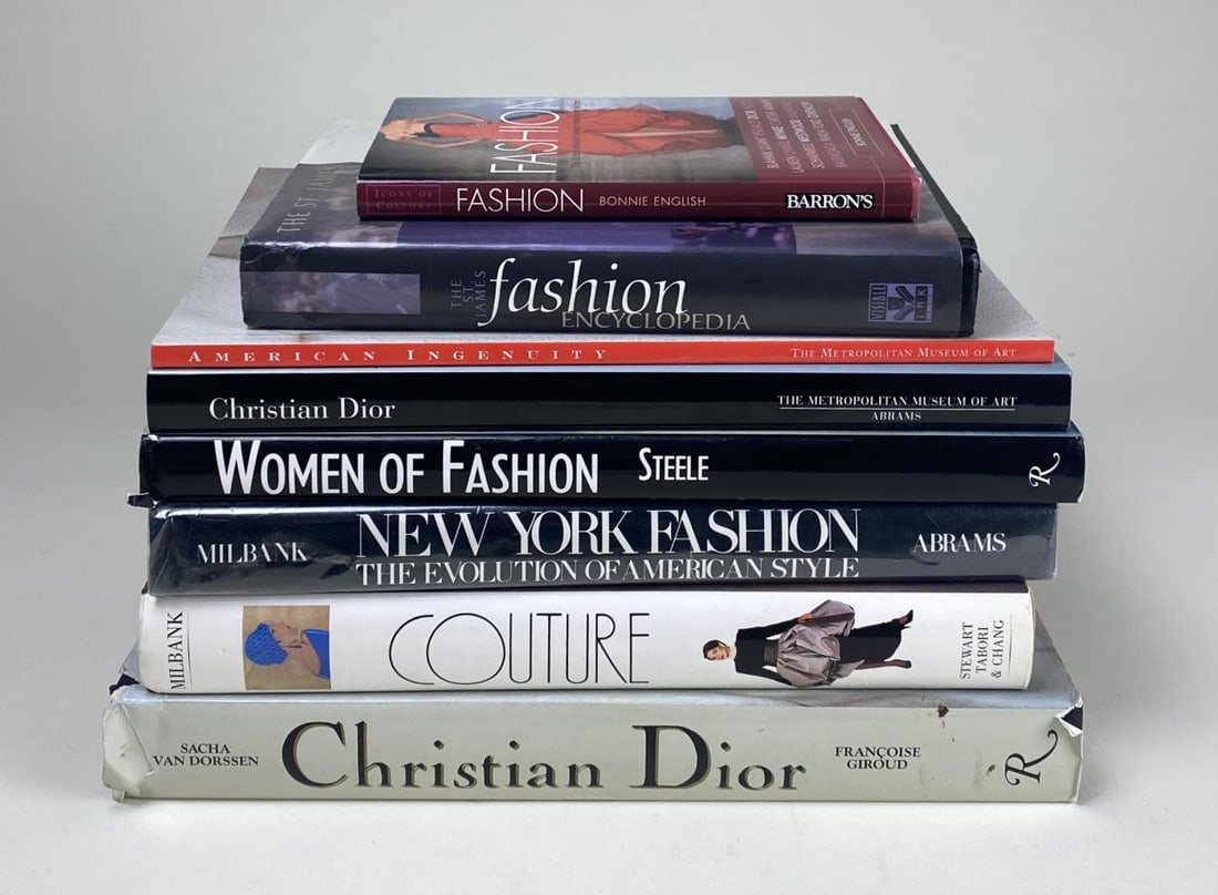 Eight Vintage Fashion Design Books (1 of 20)