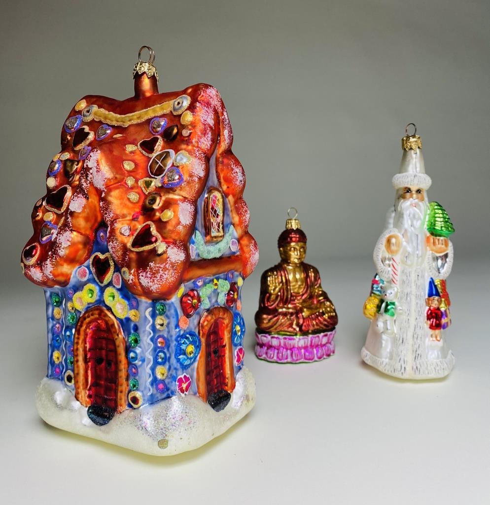 Christopher Radko Xmas Ornaments Sugar Shack... (1 of 6)