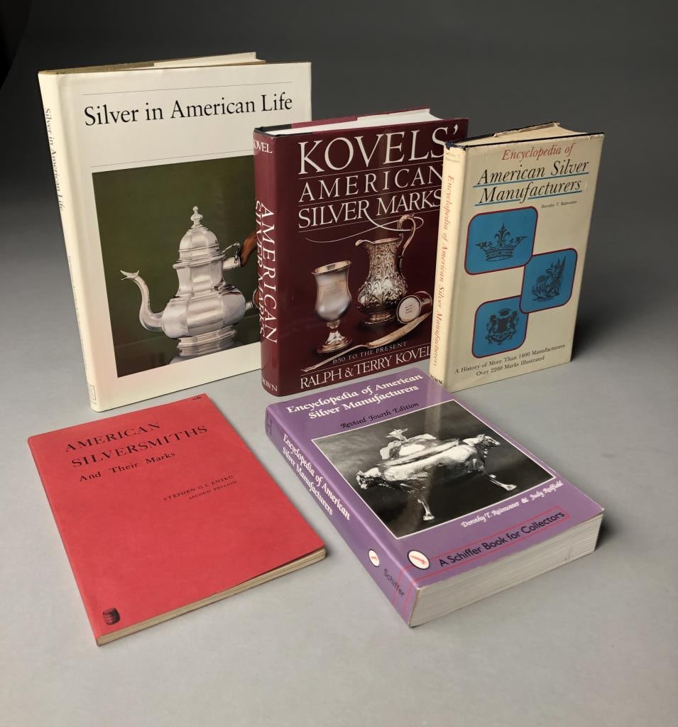 5 American Silver Reference & Marks Books (1 of 2)