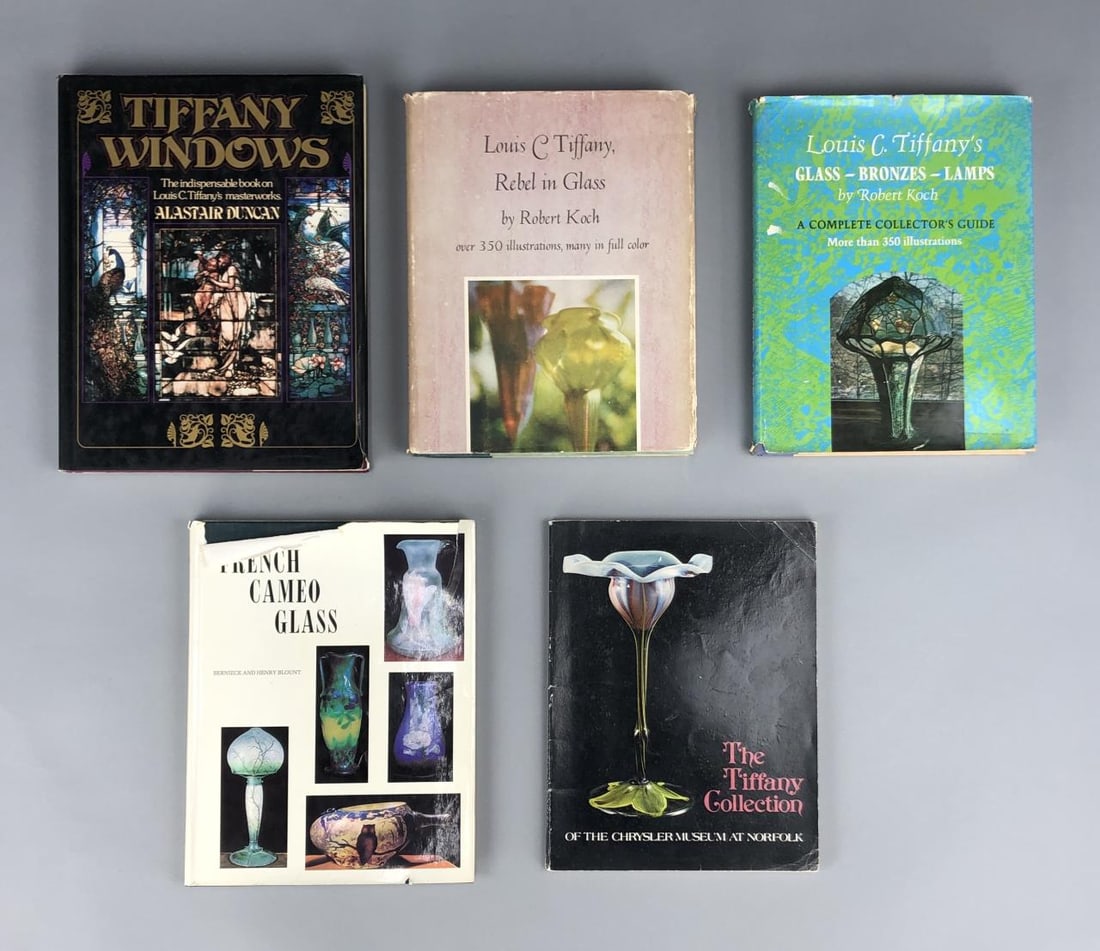 Tiffany & French Cameo Glass Reference Books (1 of 9)