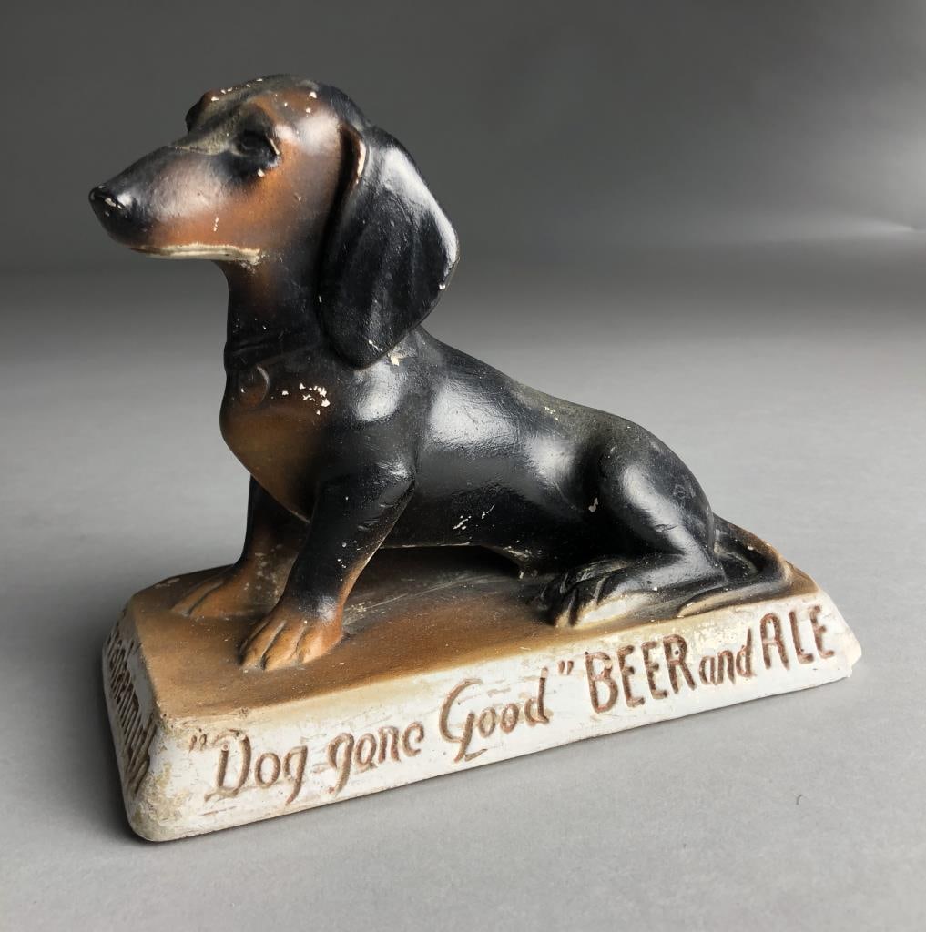 Frankenmuth Brewing Chalk Back Bar Statue 1940s (1 of 9)