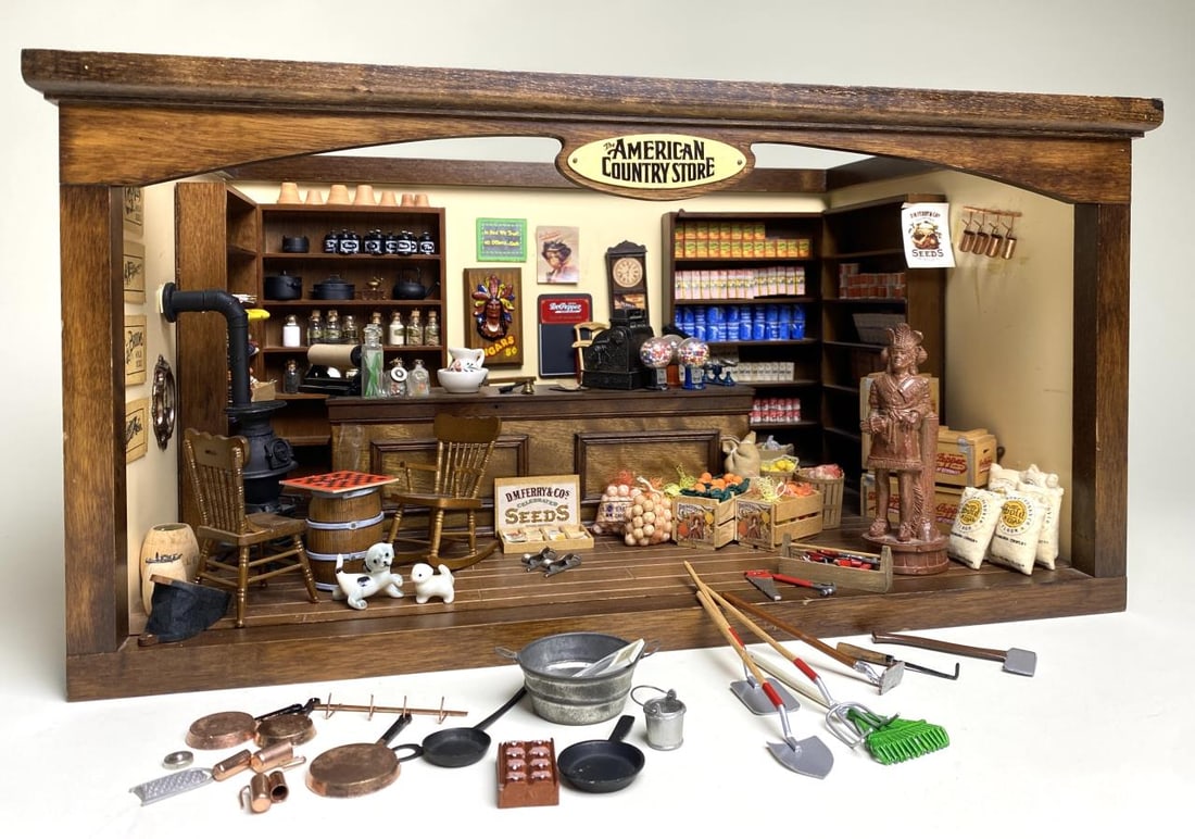 American Country Store Miniatures Diorama (1 of 11)