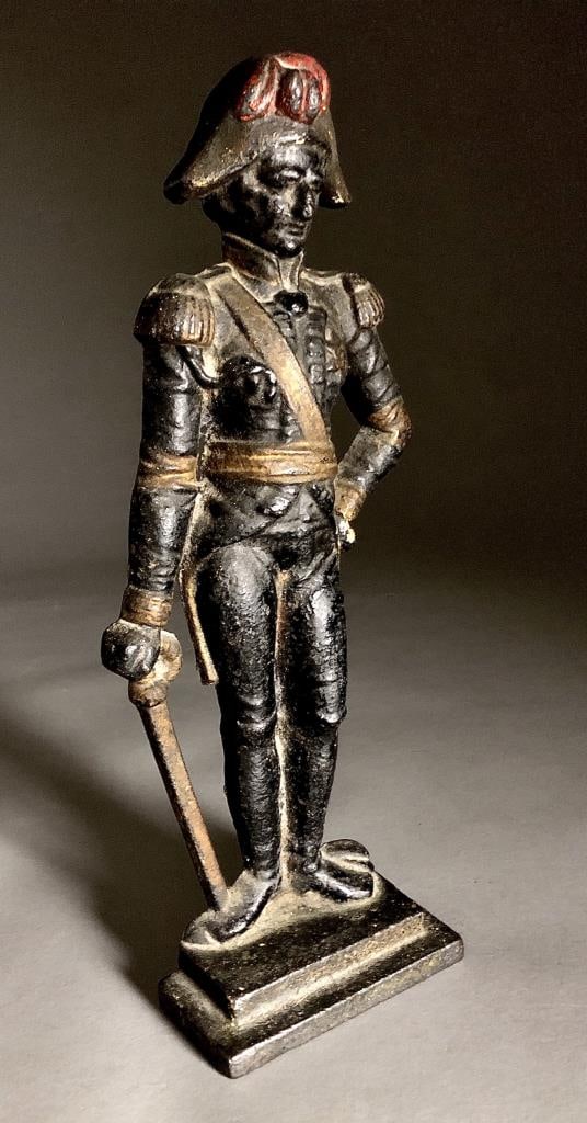 Victorian Duke of Wellington Door Stop: Duke of Wellington Door Stop, Victorian, 19th Century, 14-1/3" H.