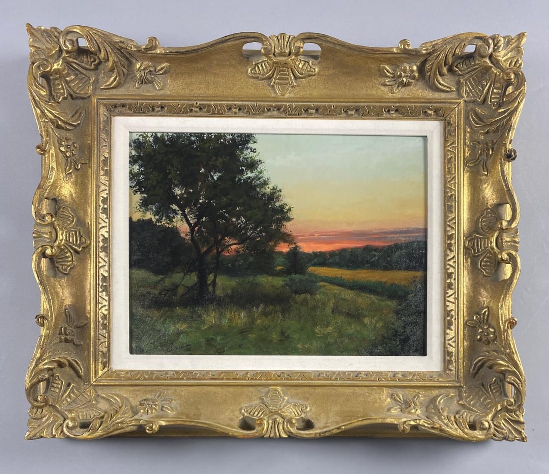 Dennis Jones Sunset Landscape Oil Painting (1 of 5)