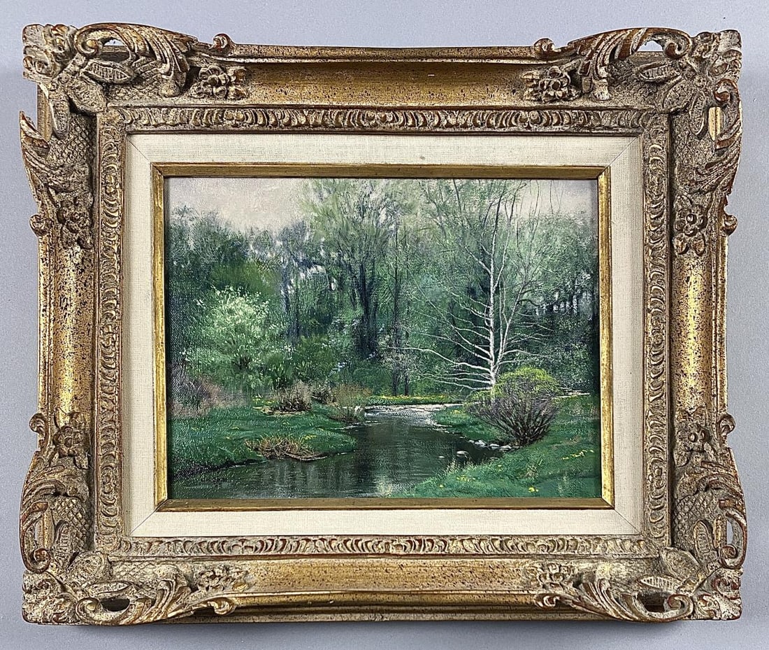 Dennis Jones "Morning Rain" Oil painting (1 of 5)