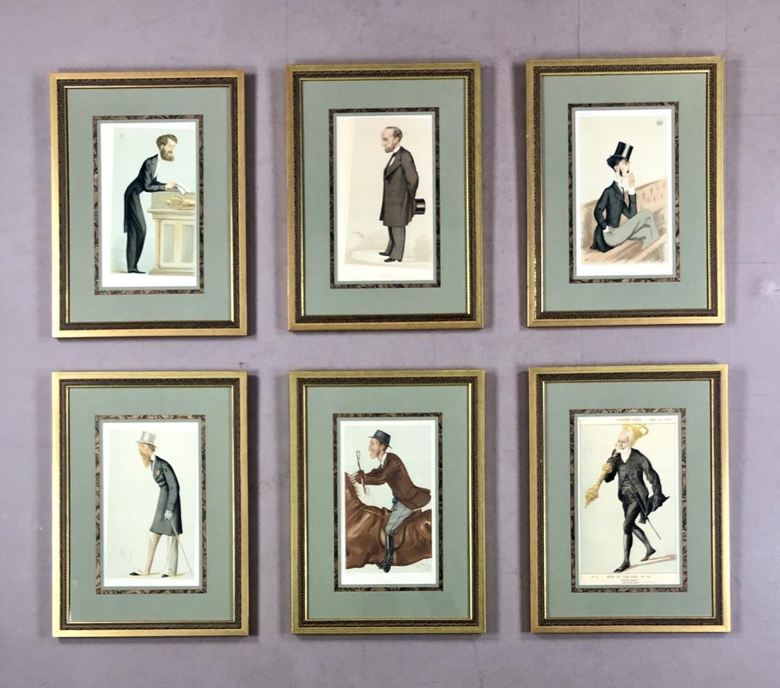 6 Antique Vanity Fair Caricatures of Politicians (1 of 7)